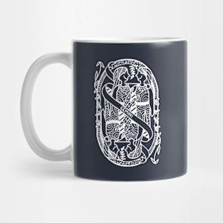 Gemini Astronomical Zodiac with Twin Illustration Mug